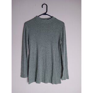 Hello Miz Ribbed Long Sleeve Tunic Sweater Women's Size M